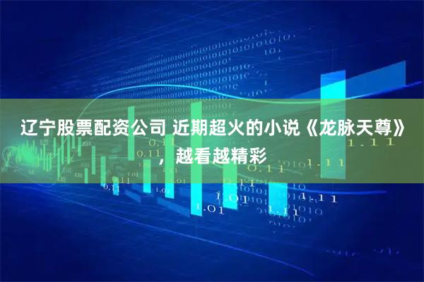 辽宁股票配资公司 近期超火的小说《龙脉天尊》，越看越精彩