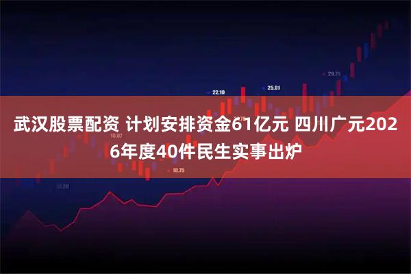 武汉股票配资 计划安排资金61亿元 四川广元2026年度40件民生实事出炉